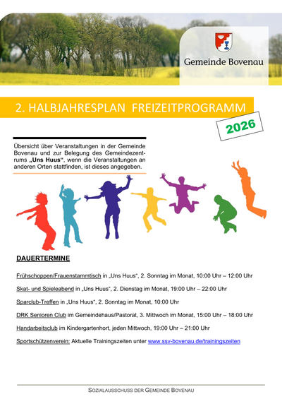 2. Halbjahresplan 2026